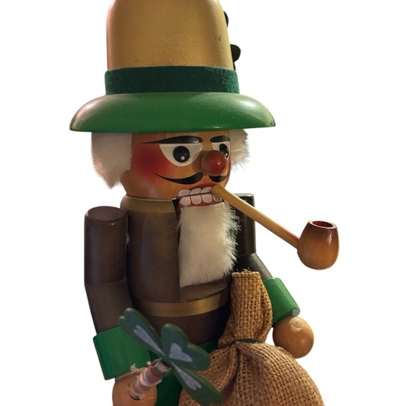 Steinbach Germany Nutcracker ST PATRICK S686 Liam Lucky Irish Leprechaun Stamped - Picture 4 of 14